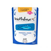 WeNature Kitten Trancetti di Tonno Soft Jelly in Busta per Gattini - 70 g, 12 pezzi