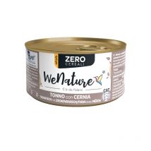 WeNature Zero Cereali Tonno con Cernia al Vapore per Gatti - 85 g, 12 pezzi