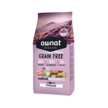 Ownat Cat Prime Grain Free Sterilized al Pollo per Gatti - 1 Kg