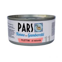 Pars Filettino Naturale Tonno con Gamberetti per Cani e Gatti - 85 g, Singola