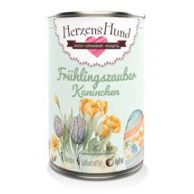 Herzens Hund con Coniglio e Carote Biologiche per Cani - 400 g