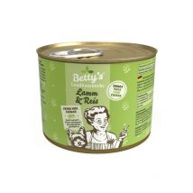 Betty's Landhausküche Agnello e Riso Umido per Cani - 200 g, Singola