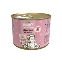 Betty's Landhausküche Manzo con Olio di Lino Umido per Cani - 200 g, Singola