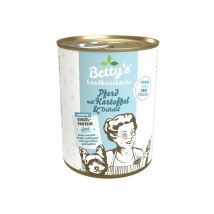Betty's Landhausküche Cavallo con Patate Umido per Cani - 400 g, Singola