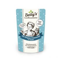 Betty's Landhausküche Canguro con Olio di Borragine Umido per Gatti - 100 g, Singola