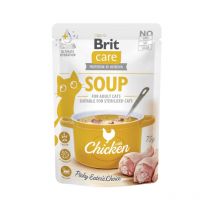 Brit Care Cat Soup Pollo per Gatti - 75 g, Singola