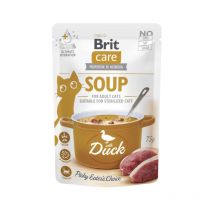 Brit Care Cat Soup Anatra per Gatti - 75 g, 12 pezzi