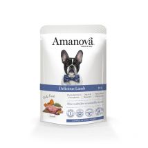 Amanova Adult Agnello e Zucca per Cani - 100 g, 6 pezzi
