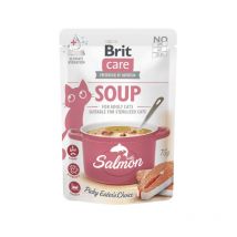 Brit Care Cat Soup Salmone per Gatti - 75 g, 6 pezzi