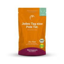 Herrmann's Selection Light Tacchino Bio con Zucchine e Mele per Cani - 150 g, 6 pezzi