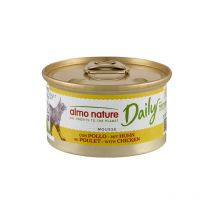 Almo Nature Daily Mousse con Pollo per Gatti 85gr - 85 g, 6 pezzi