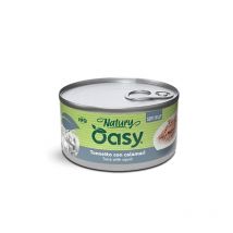Oasy Natury Soft Jelly con Tonnetto e Calamari per Gatti - 85 g, Singola