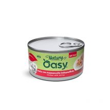 Oasy Natury Soft Jelly con Pollo e Mazzancolle per Gatti - 85 g, 6 pezzi
