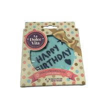 LeoPet Torta di Compleanno Happy Birthday Azzurro - 90 g