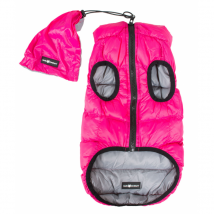 Farm Company Piumino Reversibile Fiemme Fuxia/Grigio per Cani - 40