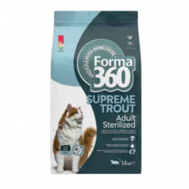 Forma360 Supreme Sterilized alla Trota per gatti - 1.5 Kg