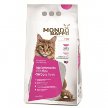 Mondo Baffo Lettiera Bentonite Bianca Fine - 7.5L