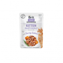 Brit Care Filetti con Salmone per Gattini - 85 g, 12 pezzi