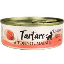Unipro Tartare di Tonno e Maiale - 75 g, 12 pezzi