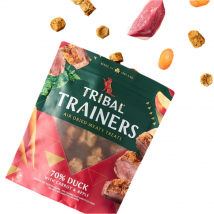Tribal Trainers Anatra, Carota e Mela per cani - 80 g