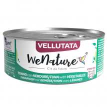 WeNature Vellutata di Tonno con Verdure per Gatti - 70 g, 6 pezzi