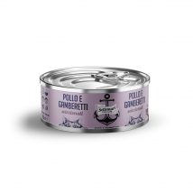 Settemari Pollo e Gamberetti per Gatti - 85 g, 12 pezzi