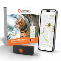 Weenect Localizzatore GPS per Gatti - Nero