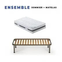 King of Dreams Matelas 80x190 + Sommier + Protège Matelas