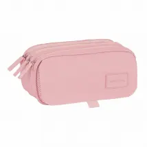 Safta Fourre-Tout Triple - Rose