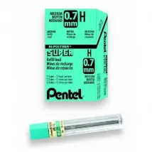 Pentel Lot de 12 Étuis Mines 0.7mm
