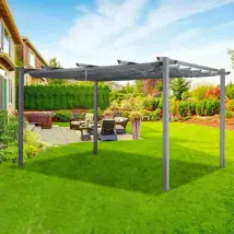 MES Pergola en aluminium - Gris