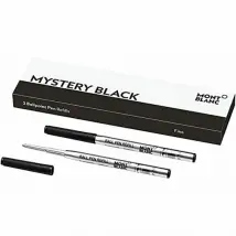 Montblanc Recharge Stylo Noir (2 Unités)