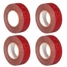 Rayher Glitter Tape Rouge