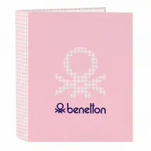 Benetton Vichy Rose A4 - Reliure