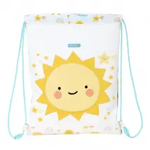 Sac à dos Safta Solete Blanc Jaune
