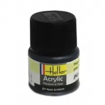 Heller Peinture Acrylique 9021 Noir Brillant