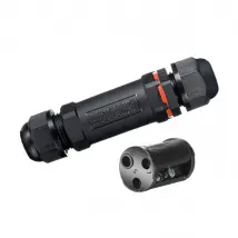 Wewoo Connecteur de câble droit IP68, 3 broches