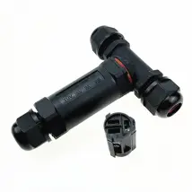 Wewoo Connecteur de câble T étanche IP68, 3 broches