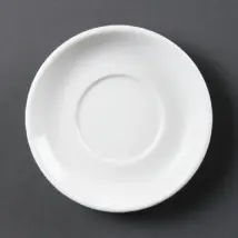 Olympia Soucoupes à expresso - Porcelaine - Lot de 12