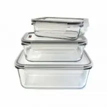 Cuisy plats à four en verre - lot de 3