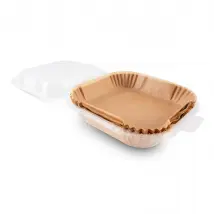 Kitchencook moules papier cuisson pour friteuse à air - 120 pièces