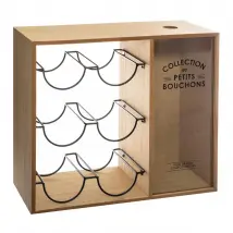 Atmosphera Casier à bouteilles loft bois