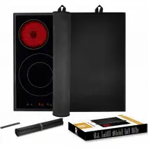 Vendos85 tapis de protection pour plaque à induction - Noir