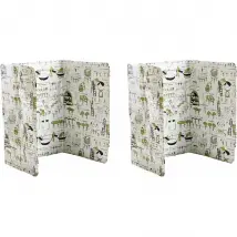 Vendos85 pare-éclaboussures pliable cuisine en aluminium