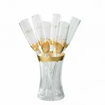 Paris Prix Seau à Champagne & 6 Flûtes - Transparent
