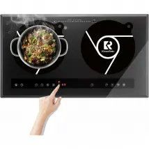 Vendos85 Protège-plaque induction en silicone - Noir