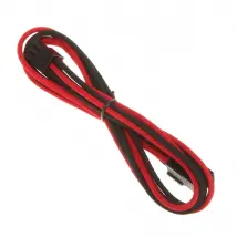 BitFenix Câble rallonge Alchemy 45 cm Rouge/Noir