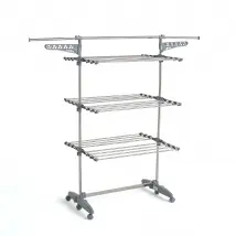 Kitchen Move Séchoir 25m 3 niveaux - Gris/Inox