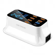 Chargeur 8 Ports pour Écran LED - Blanc