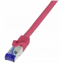 LogiLink C6A014S RJ45 CAT 6a Rouge